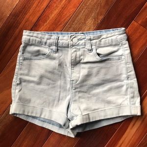 High waisted shorts